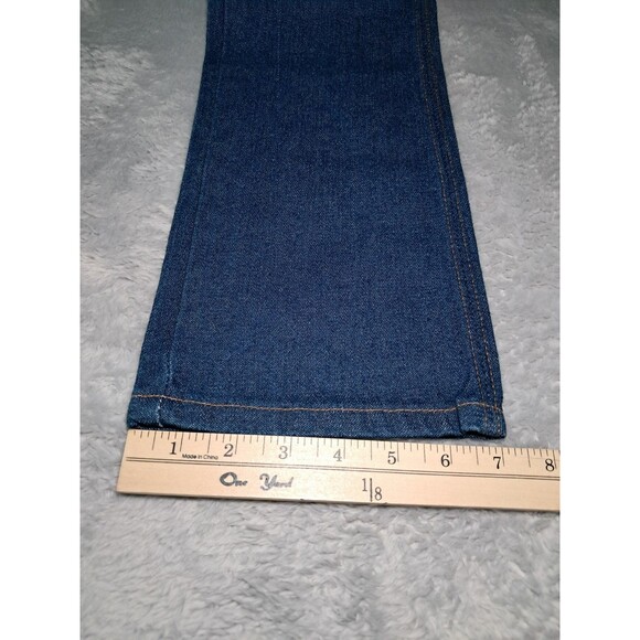 Vintage Wrangler Student Straight Leg Jeans 26x34 Deadstock NWT 70s Made in USA - Picture 9 of 11